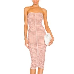 miaou Renzo Dress in Baby Plaid